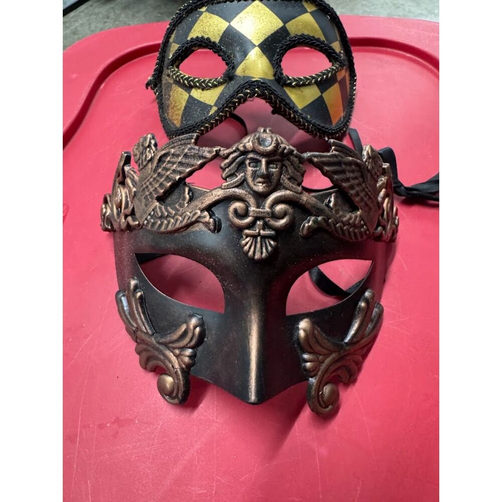 Venetian Warrior Greek Roman and Masquerade Ball Mask Halloween Costume
